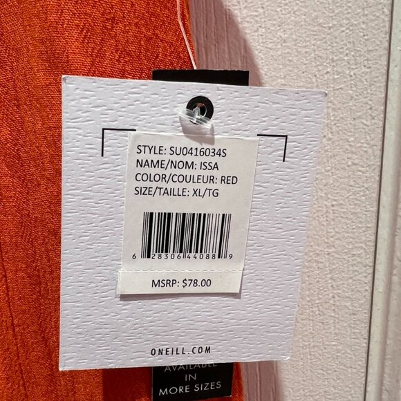 NWT - O'Neill Issa - Boho-chic Midi length dress - XL - Fits like a 12/14 - Picture 6 of 14